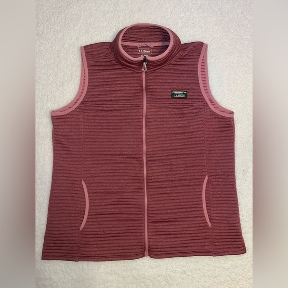 L.L. Bean Airlight Vest Quilted Pink Women’s XL - Picture 1 of 5